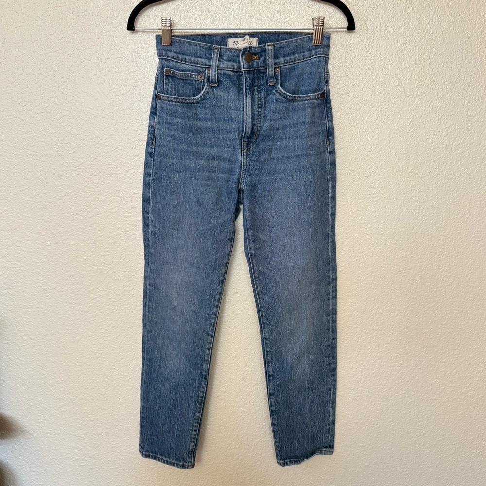Madewell Medium Wash Classic Straight Leg Jeans Size 23